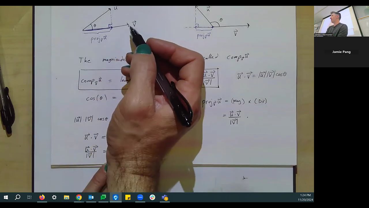 Co-17B 11-20-24: Projections & Matrices