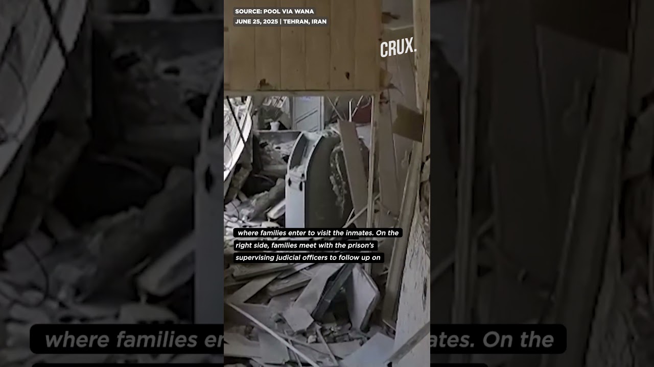 Inside Iran's "Destroyed" Evin Prison: Tehran Says 71 Killed in Israeli Strike