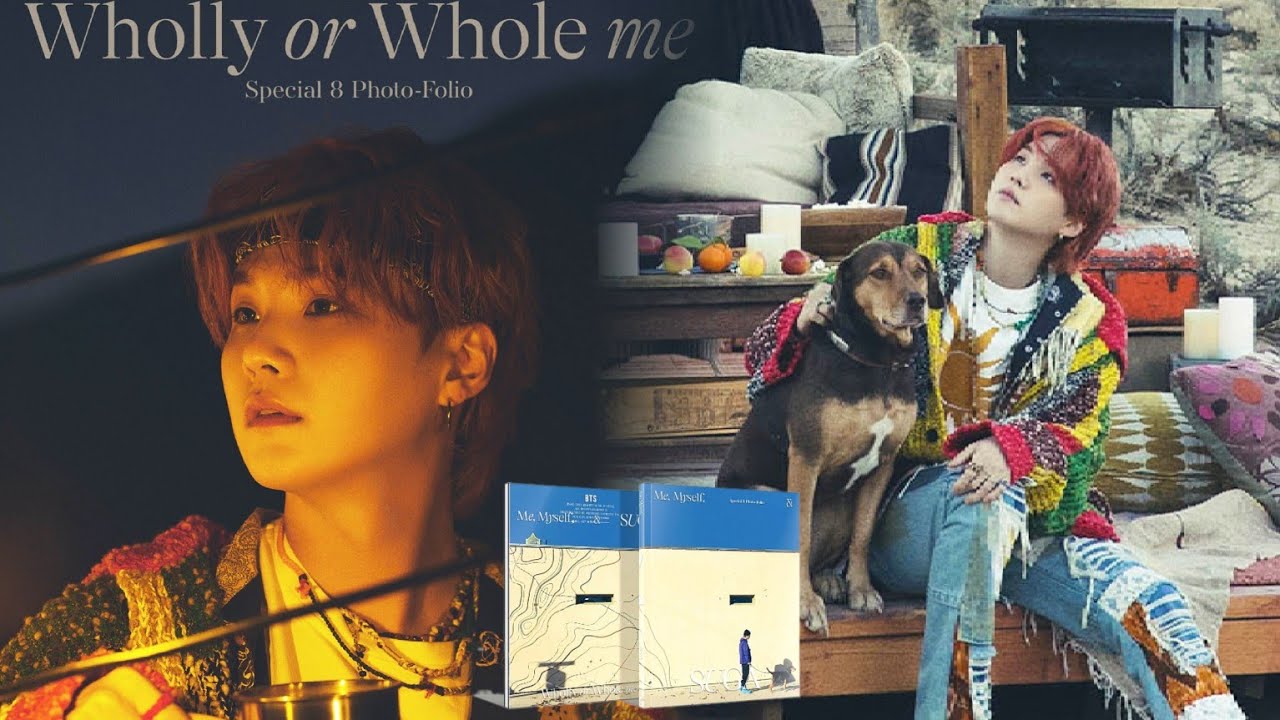 Yoongi unveils me, myself, and SUGA photo-folio 'Wholly or Whole