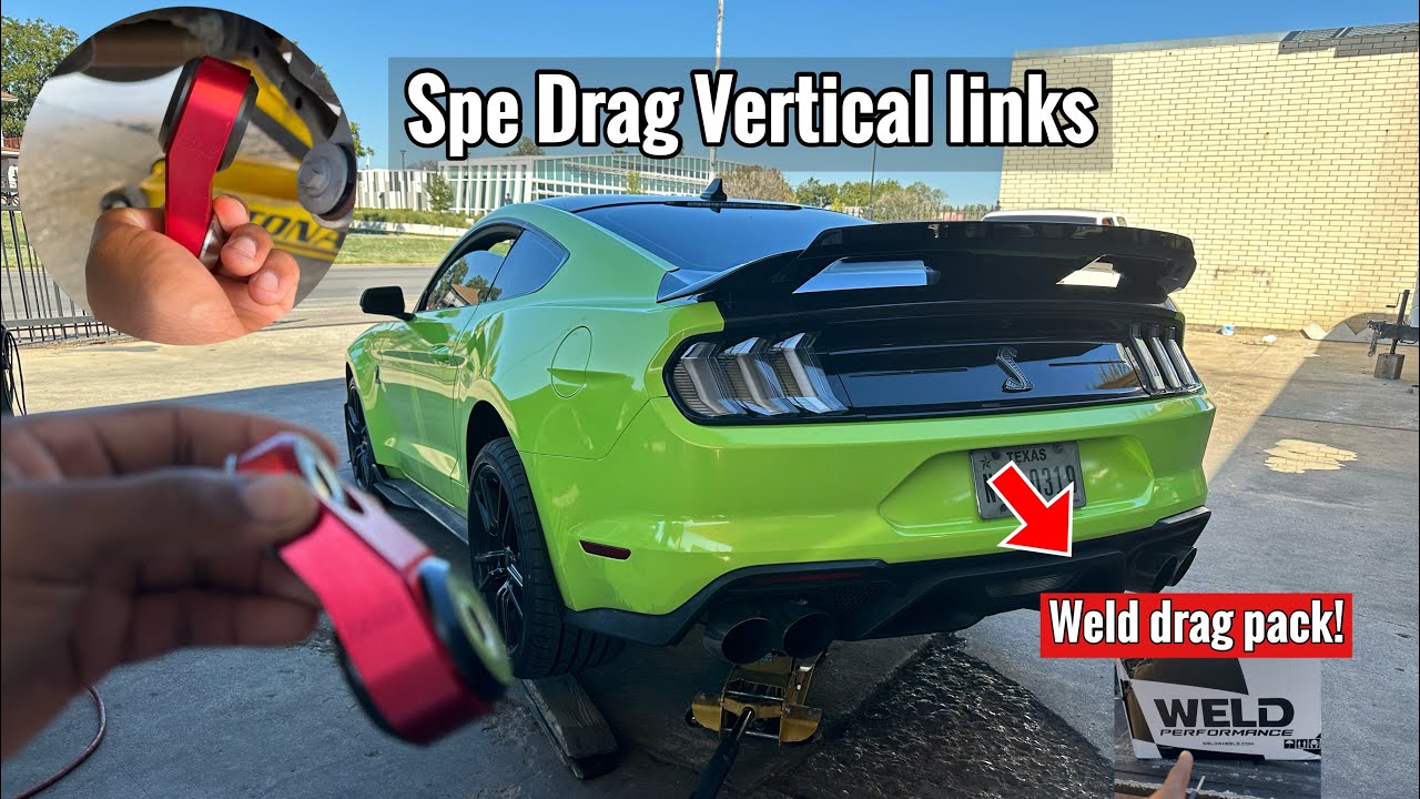 Spe Drag Vertical links install! , Ctsv vs the Shelby? Weld wheels are here!