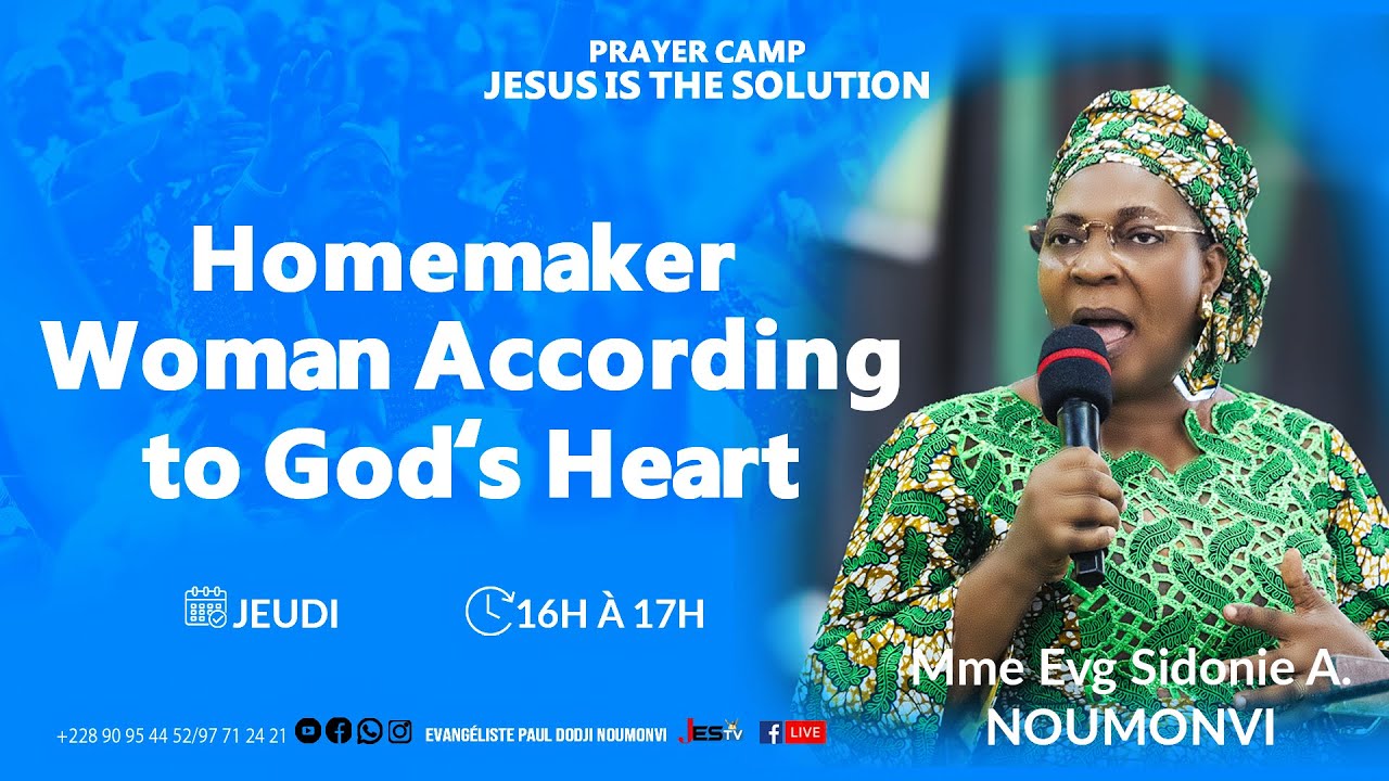 J3.JEU SOIR  29/01/2026. FEMME AU FOYER SELON LE COEUR DE DIEU N*012 AVEC Mme NOUMONVI AMA SIDONIE