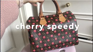 Louis Vuitton x Takashi Murakami Cherry Speedy 25. AMORE meets LV