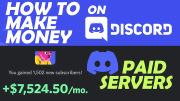 Discord Server PAID Subscriptions Explained with Details: How to make money on Discord?