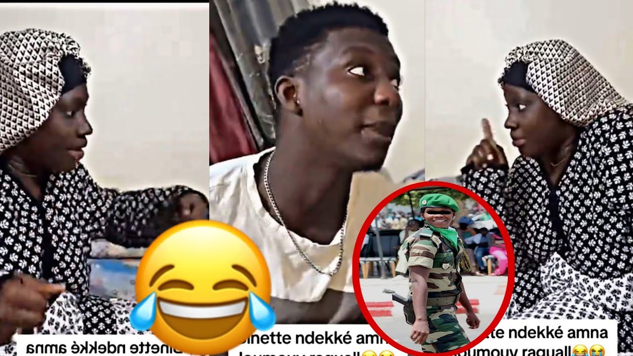 MDR neke BINETTE amna loumou ragal MOUSSA nena day takk djabarr militaire...🫢🤣🤣