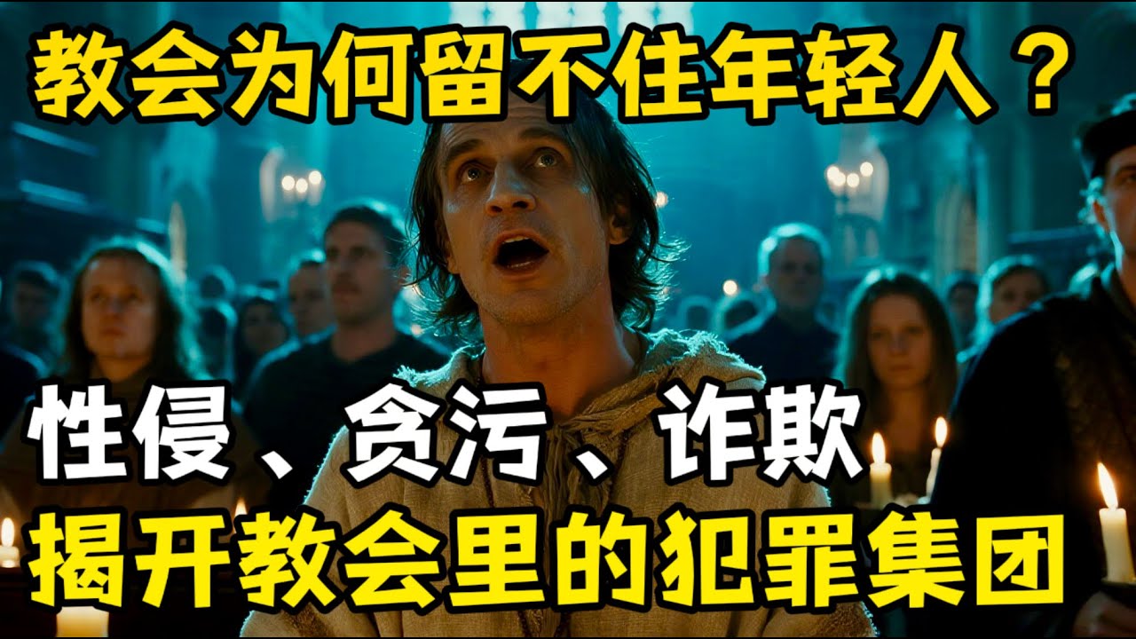 年轻人正在逃离教会，揭开藏在华人教会里的犯罪集团，贪污、性侵、诈欺、贿赂。