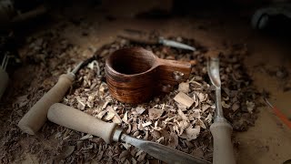 Ceviz ağacından kuksa nasıl yapılır ? // ASMR  //How to make kuksa from walnut wood ?