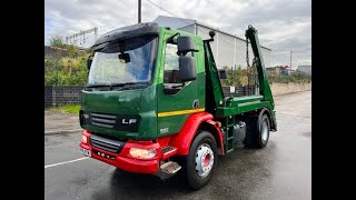 HY10 VTW - DAF LF55 220 4x2 Skip Loader | Law Truck Centre UK