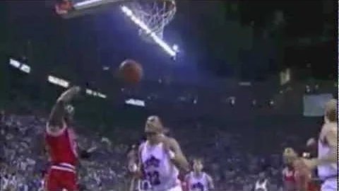 Michael Jordan versus Derrick Rose Highlights---Ni**as in Paris