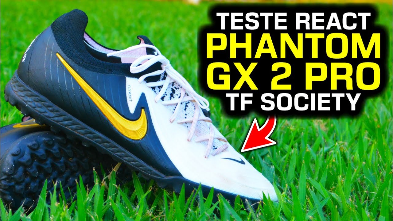 A GX 2 Pro ficou MELHOR 🔥 - Teste chuteira society Nike React Phantom ...