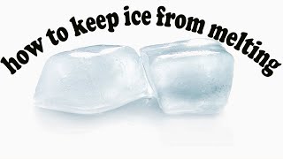 Ice From Melting