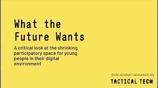 What the Future Wants – a critical look at digital technologies | Daisy Kidd | OFFENBURG TALKS #3