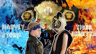 Bound By Blood! Tiger Beretta vs Harvey Storm for the Slam Youth Wrestling Championship!