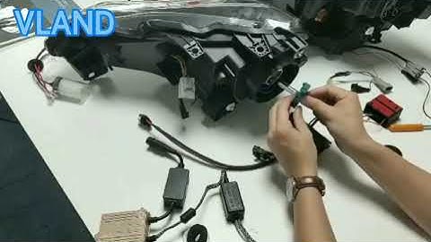 How to install D2H HID light bulb in VLAND headlights?