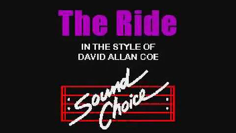 ** BEST KARAOKE ** Ride - David Allan Coe