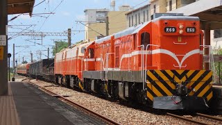 7201次四重連貨列 回送搶修篷車 莒光車廂
