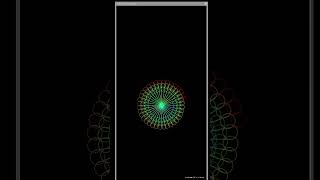 📌 “️️Neon Rainbow Spirograph | Python Procedural Art 🐍✨️”#python #animations #creativecoding