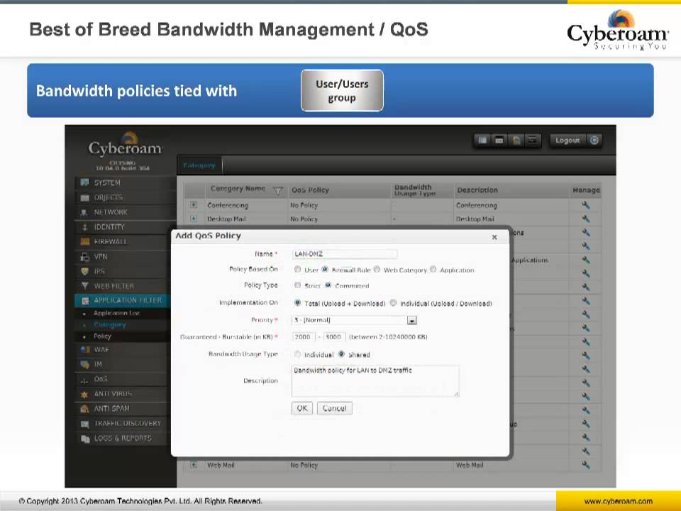 Cyberoam UTM - Product Walkthrough