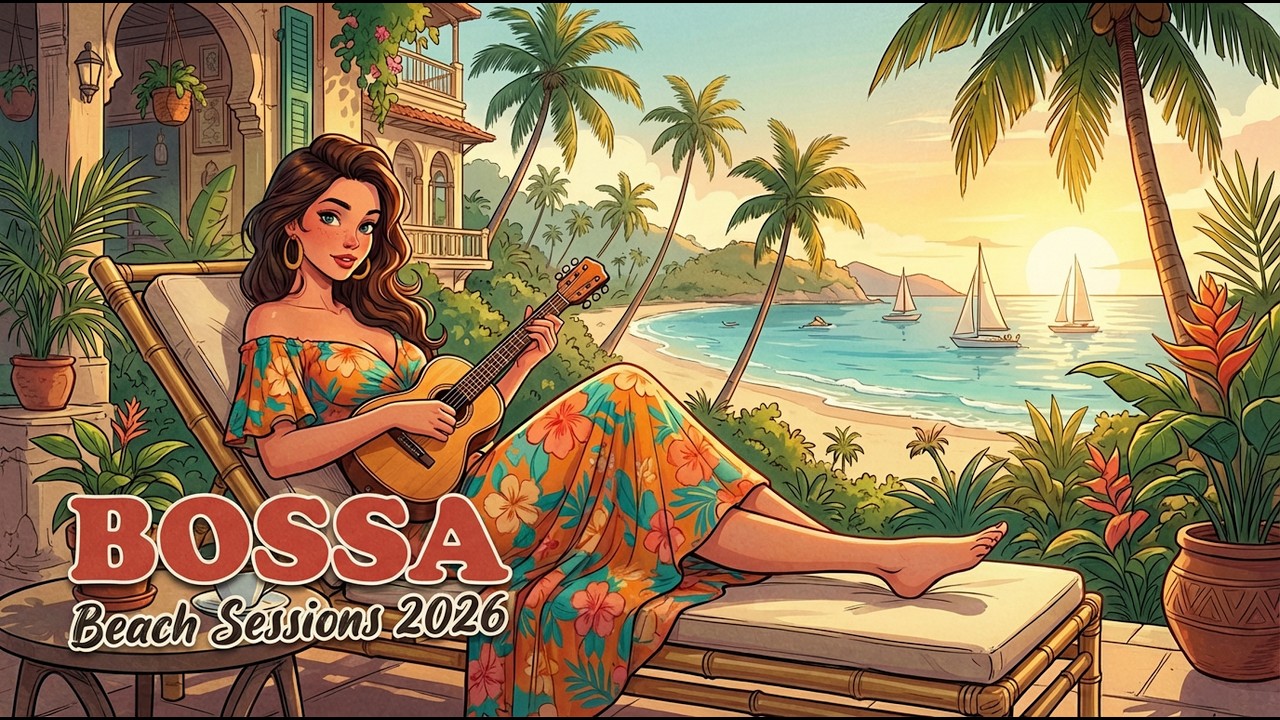 Melt away all your stress with 8-Hour Bossa Nova Mix — Calm Guitar & Soft Vocals for Sleep & Study