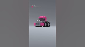 How to Build a LEGO Mini Tractor in Less Than 20 Seconds! 🚜 | Easy LEGO Tutorial