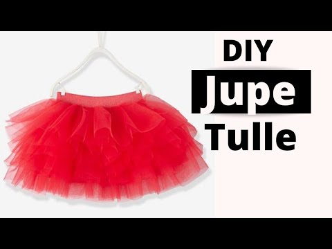 DIY/COUDRE UNE JUPE PRINCESSE, TULLE POUR PETITE FILLE / HOW TO SEW  PRINCESS SKIRT FOR BABY GIRL 