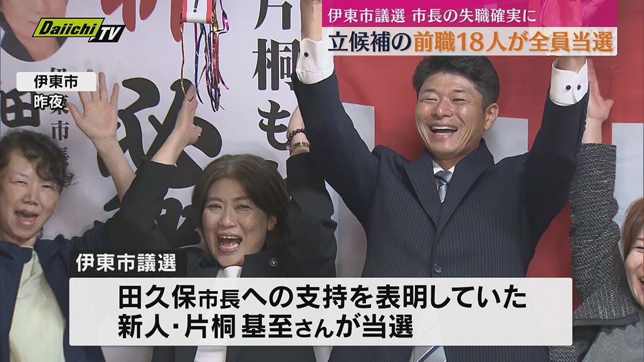 Ito City Council Election: All 18 incumbent candidates elected