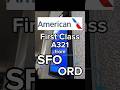 @AmericanAirlines First Class on an A321 from SFO-ORD. #travel #solotravel #firstclass #american