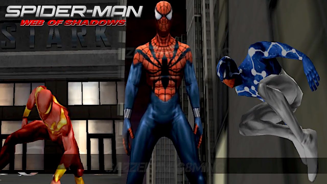 Spider-Man: Web of Shadows Wii All Suits Unlocked - YouTube