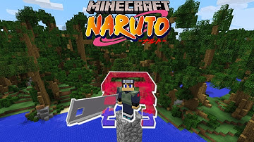 I Played As An UCHIHA in Naruto C Minecraft Mod!