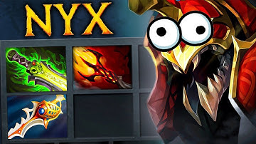 Divine Rapier Nyx Assassin Insane One Shot E-Blade + Dagon Builds 42Kills | Dota 2