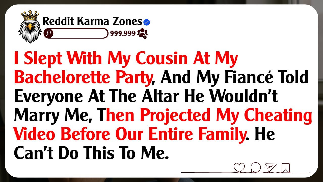 I Slept With My Cousin At My Bachelorette Party, And My Fiancé Told Everyone At The Altar He...