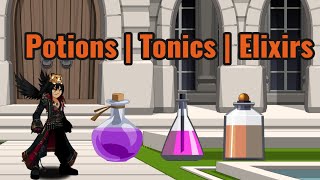 Aqw - Basic Overview On How To Get Alchemy Potions Tonics Elixirs