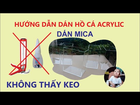Video Hướng dẫn dán hồ cá bằng mica trong suốt, không thấy... - youtube