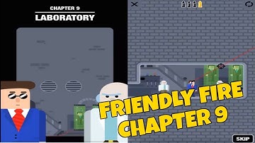 Mr Bullet Friendly Fire Chapter 9 LABORATORY Level 97-108. 3 Stars Walkthrough