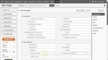 Boru Vtiger Payments Module