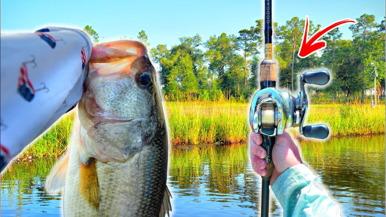 Fishing A NEW Trophy Bass Pond (We Caught A GIANT)