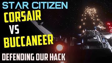 Drake Corsair - PVP at the Comm Array - preventing Comm Array Uplink in Star Citizen 3.17.4