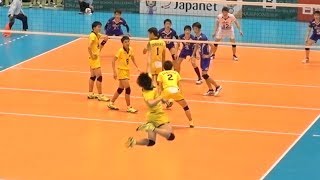 春高2018 鎮西高校1年 水町泰杜選手のサービスエース 準々決勝と3回戦
