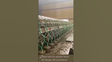 best wire for garden fence 3D Design 3D animation