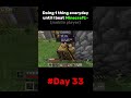 Day 33 of My journey in Minecraft PE 📲💀 #minecraft #shorts #ytshorts #day33