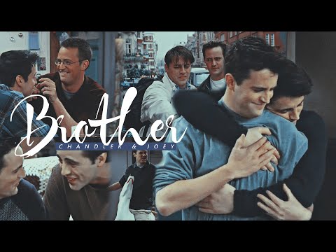 Joey Tribbiani Hugs Chandler Bing From Behind (Friends)