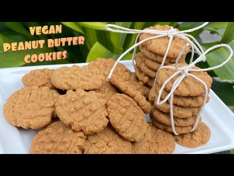 Delicious VEGAN PEANUT BUTTER COOKIES recipe