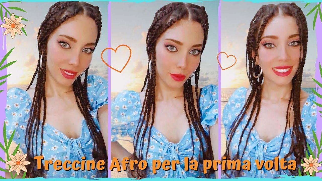 MI FACCIO le TRECCINE AFRO da sola!😱😍