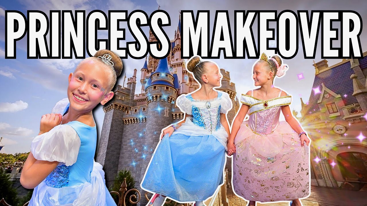 BEST 10th Birthday EVER! The SURPRISES Keep Coming - a DISNEYLAND Princess Makeover!