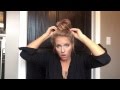 Easy everyday top knot tutorial