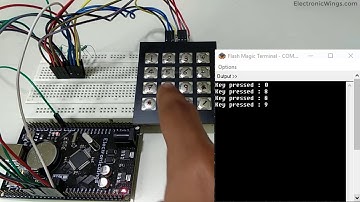 4x4 Keypad interfacing with LPC2148