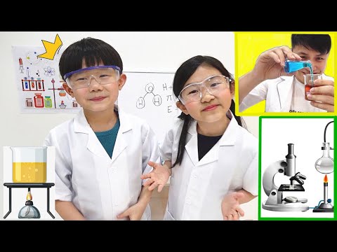 學習科學實驗！火山爆發& 彩虹摩天輪~ Learning Science Experiment！So Much Fun~