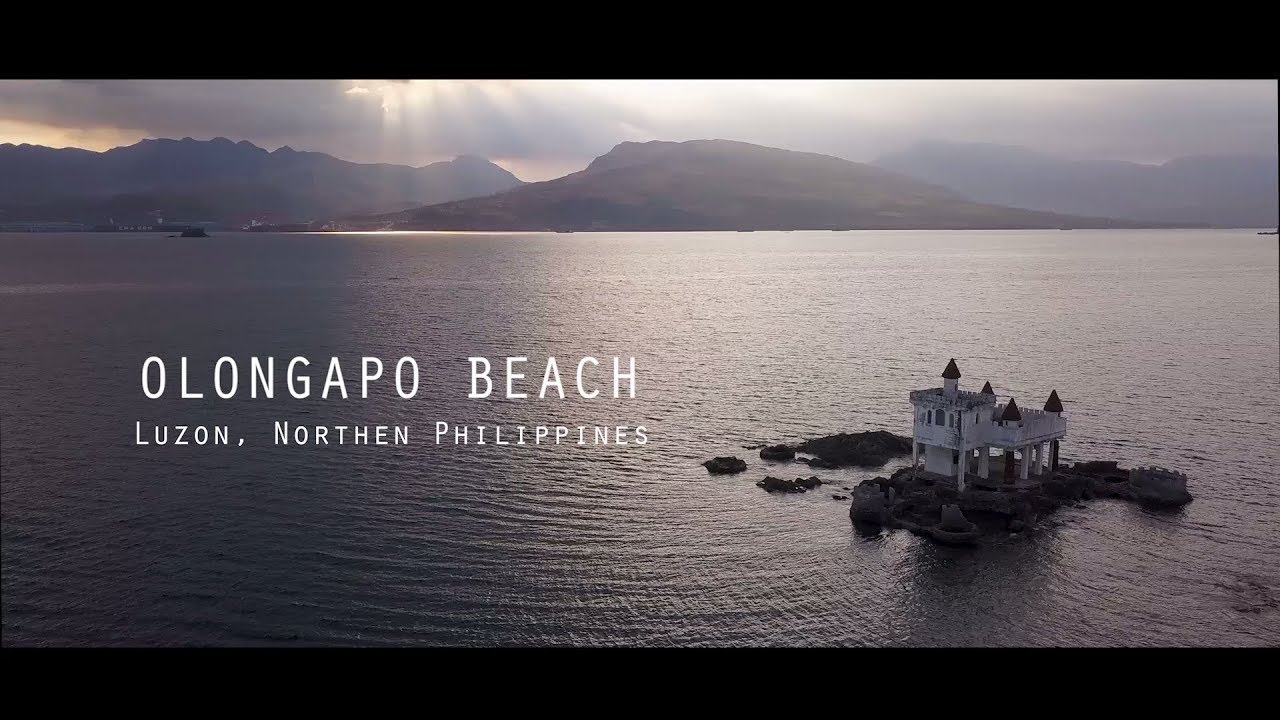 Drone View of Baloy Beach, Subic Bay, Philippines.