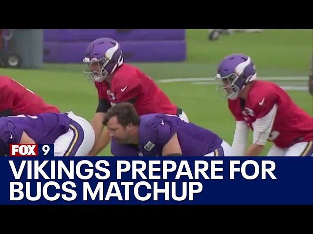 Vikings prepare for Bucs matchup 