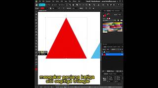 Segitiga sama kaki &amp; sisi - Affinity Vector Tutorial