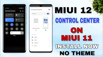 Install MIUI 12 Control Center on Home Screen & Lock Screen in MIUI 11 | NO THEME | Game Turbo 3.0